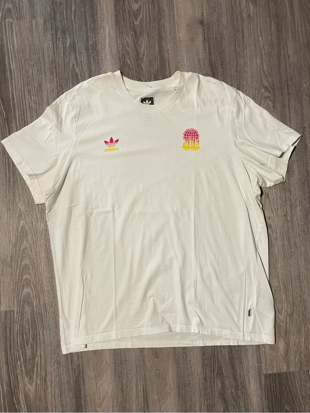 Adidas White Graphic A$AP  T-Shirt